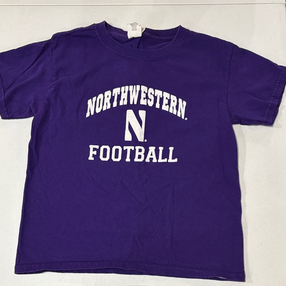 Northwest Kids Purple Football Tee